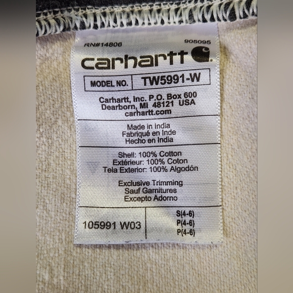 Carhartt Ivory Workshirt Jacket with Chest Pockets - Picture 8 of 10